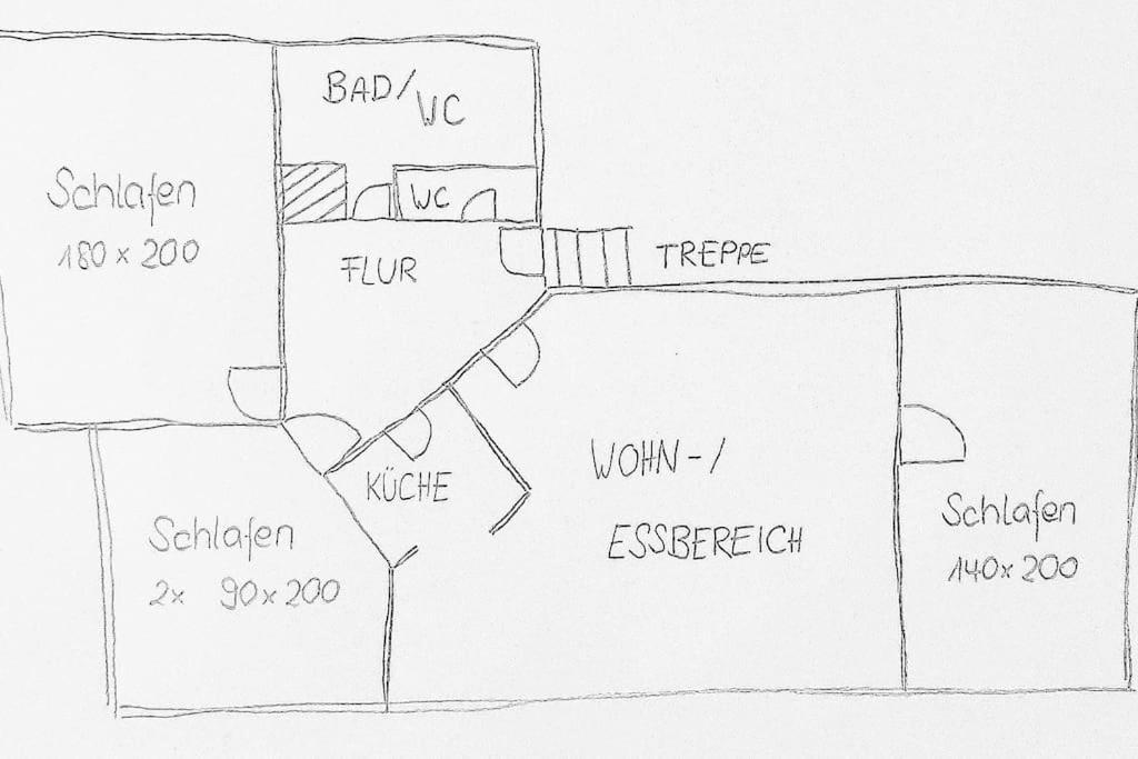 Ferienwohnung Tante Trude 바트크로이즈나흐 외부 사진